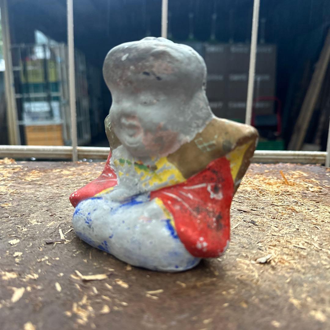 明治期頃 福助人形 土人形 郷土玩具 骨董品 呪物