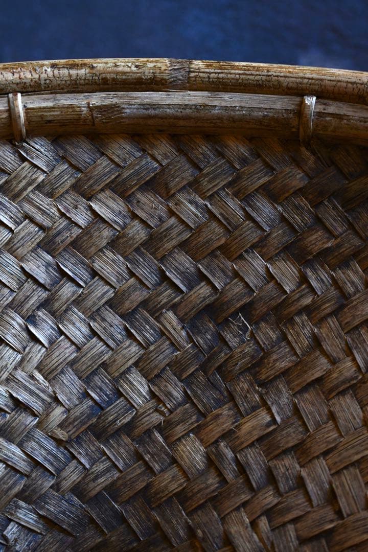 古道具　フィリピン　ルソン島　古籠　民藝　vintage プリミティブ　竹編み