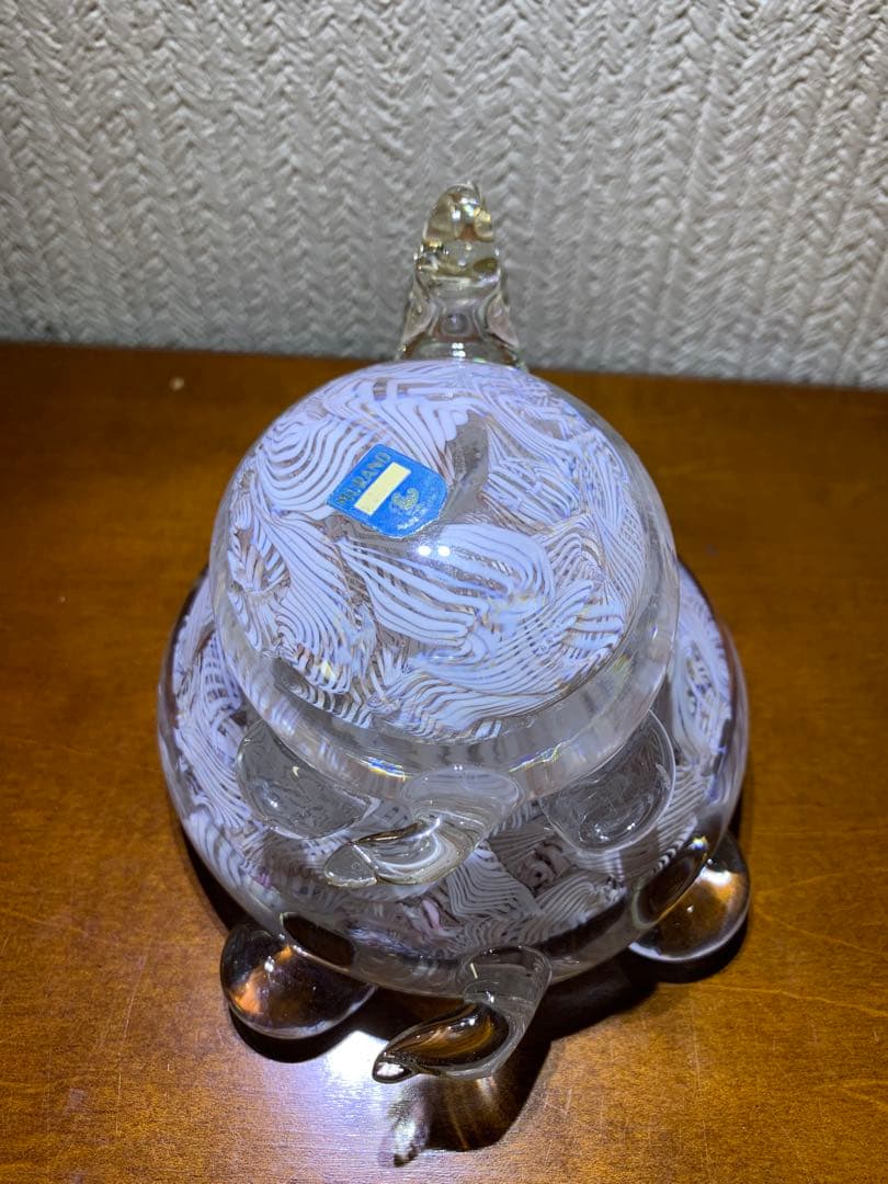 MURANOムラーノ親子亀　インテリア　ベネチアングラス　イタリア製