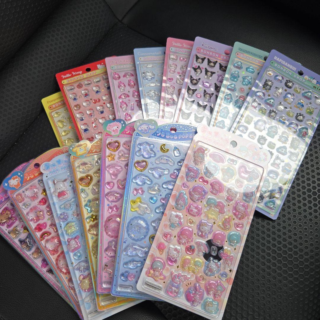 【正規品】ボンボンドロップ　うるちゅるシール サンリオまとめて