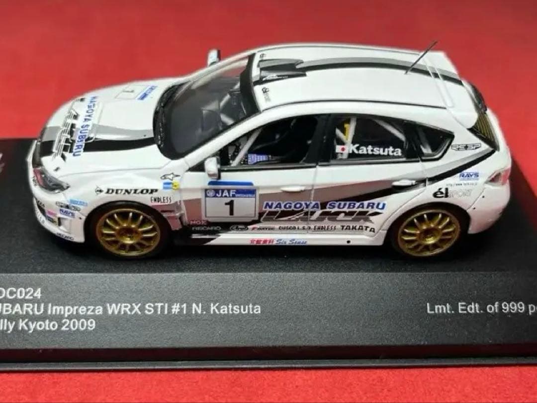 インプレッサWRX STI 勝田範彦1/43 ラック仕様限定版