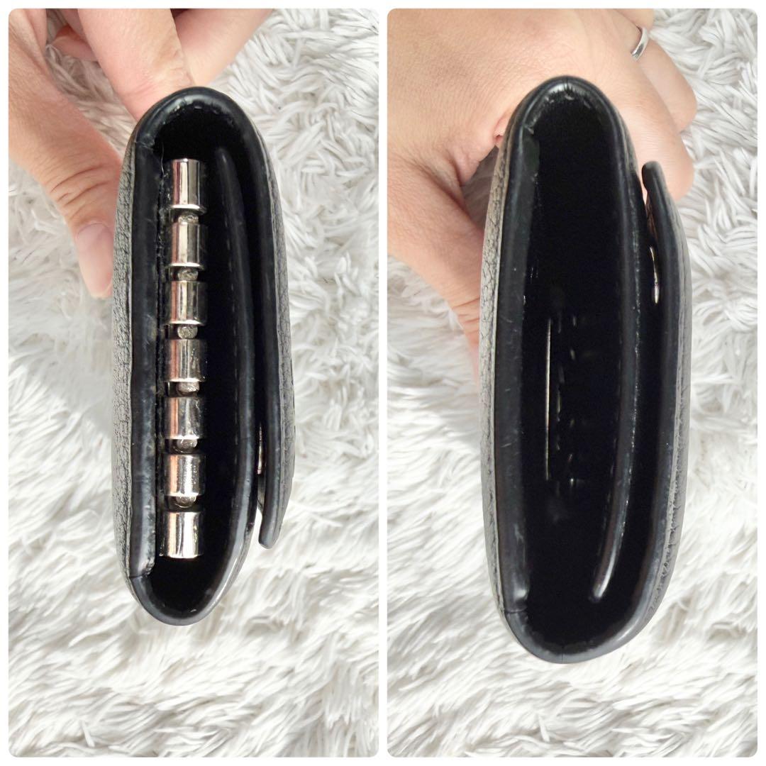 【極美品】ロエベ メンズ キーケース ソフトグレインカーフ ６連 アナグラム