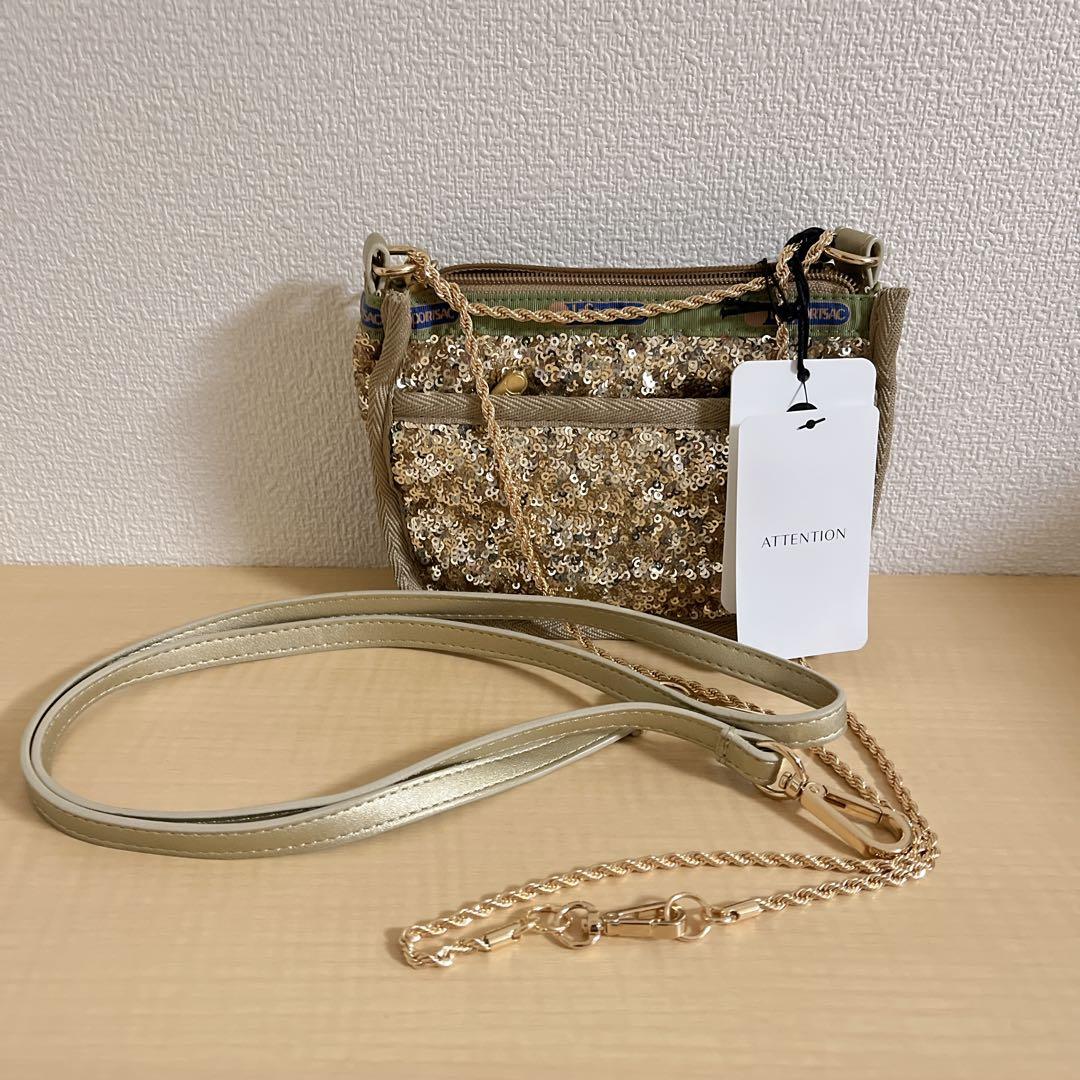 レスポートサック 2WAY CHAIN MINI BAGサンシャインゴールド