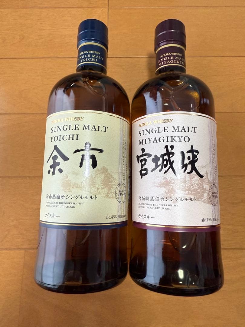 NIKKA WHISKY シングルモルトセット 宮城峡 余市