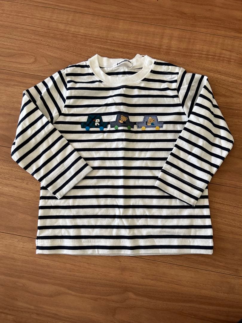 【新品未使用タグ付き】ファミリア　ロンT 90