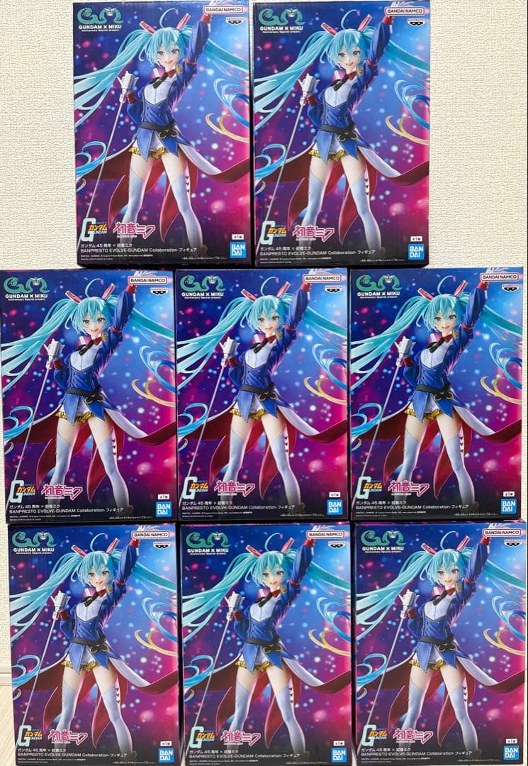 初音ミク ガンダム45周年×初音ミク フィギュア 8個セット