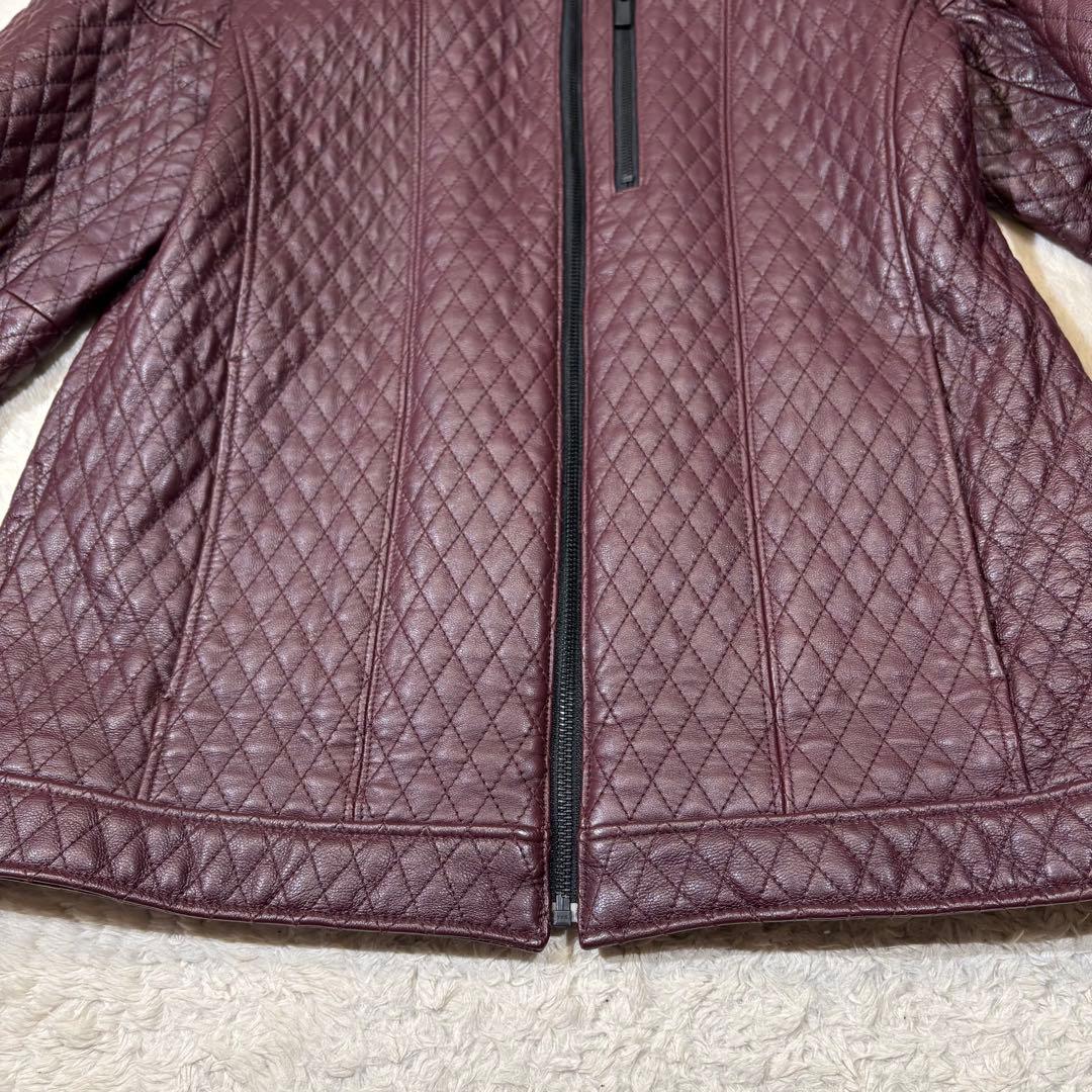 renoma HOMME ゴートスキン キルティング レザージャケット