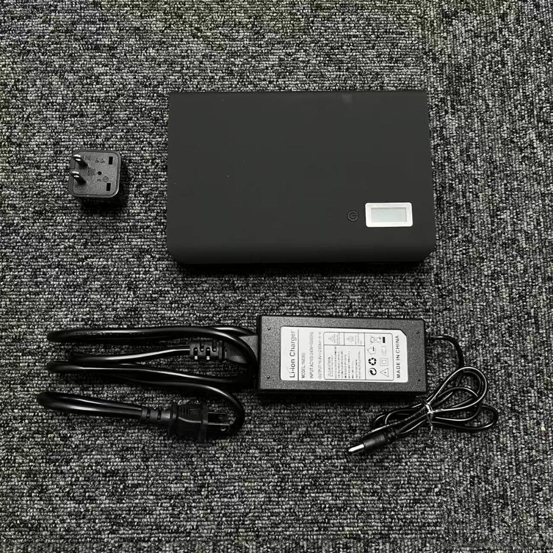 ポータブルAC電源 24000mAh 急速充電 防災・アウトドア LED付き