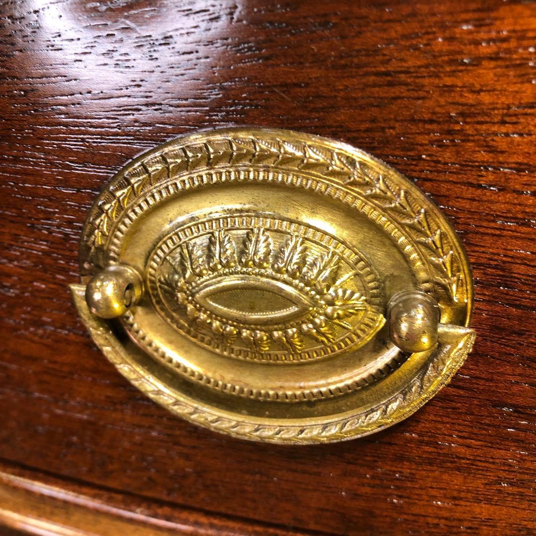 ヴィンテージ US アンティーク　３段　コンパクト　アクセント　キャビネット