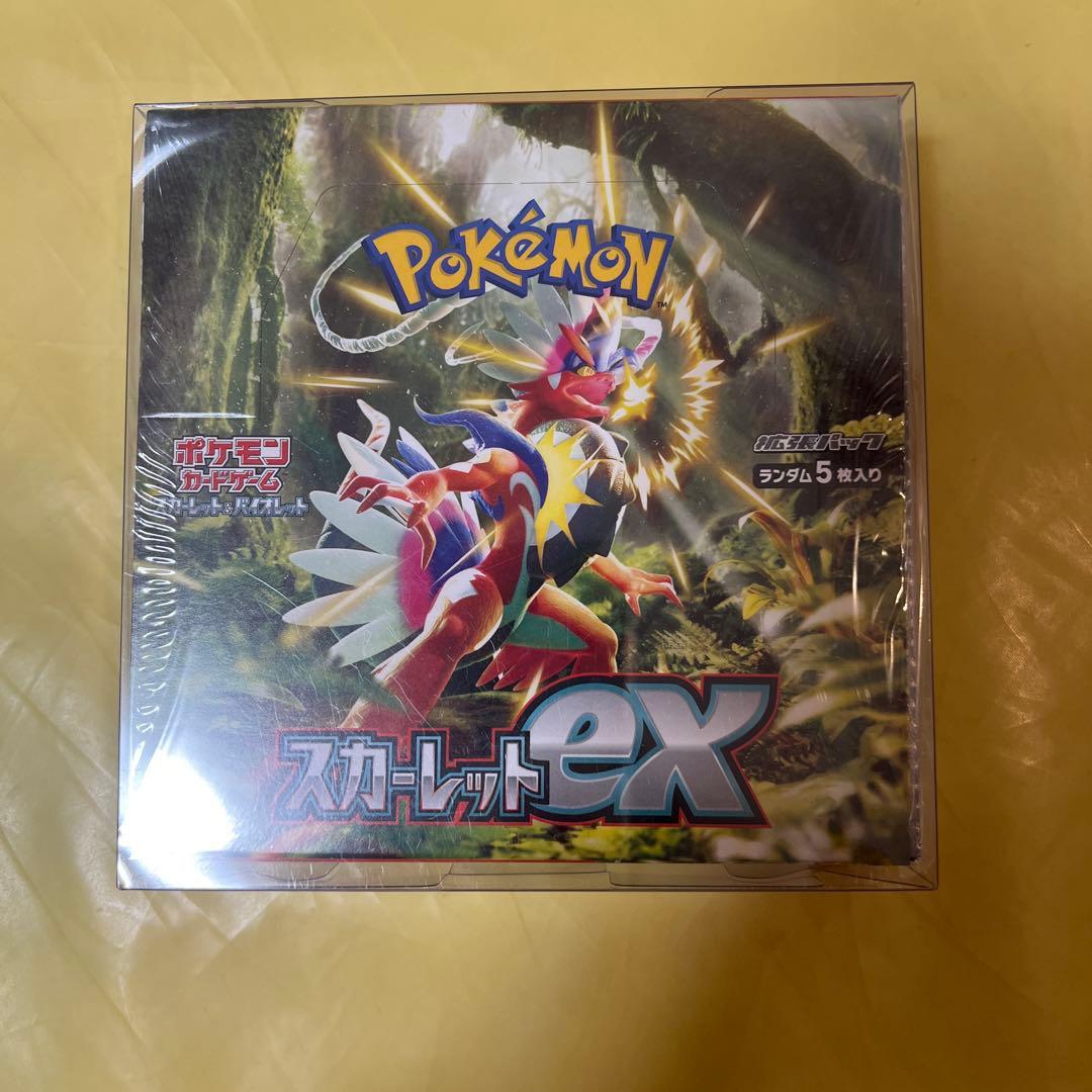 ポケモンカード　スカーレットex ボックス 未開封　シュリンク付き