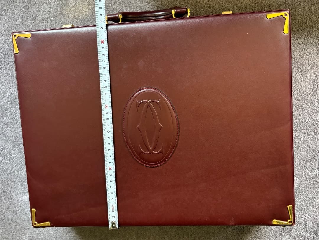 カルティエ　レザーアタッシュケース