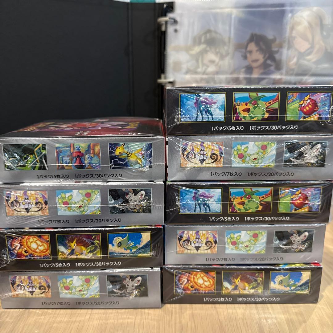 ポケモンカード新品未開封BOXまとめ売り　シュリンク有り