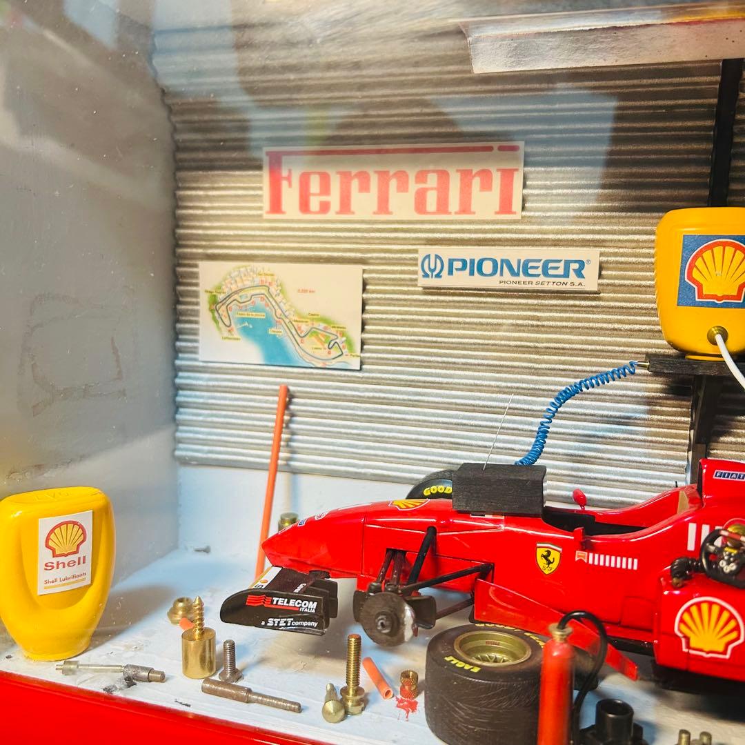 リシャールボックス フェラーリF1ジオラマ 希少 パトリックリシャール 初期作品