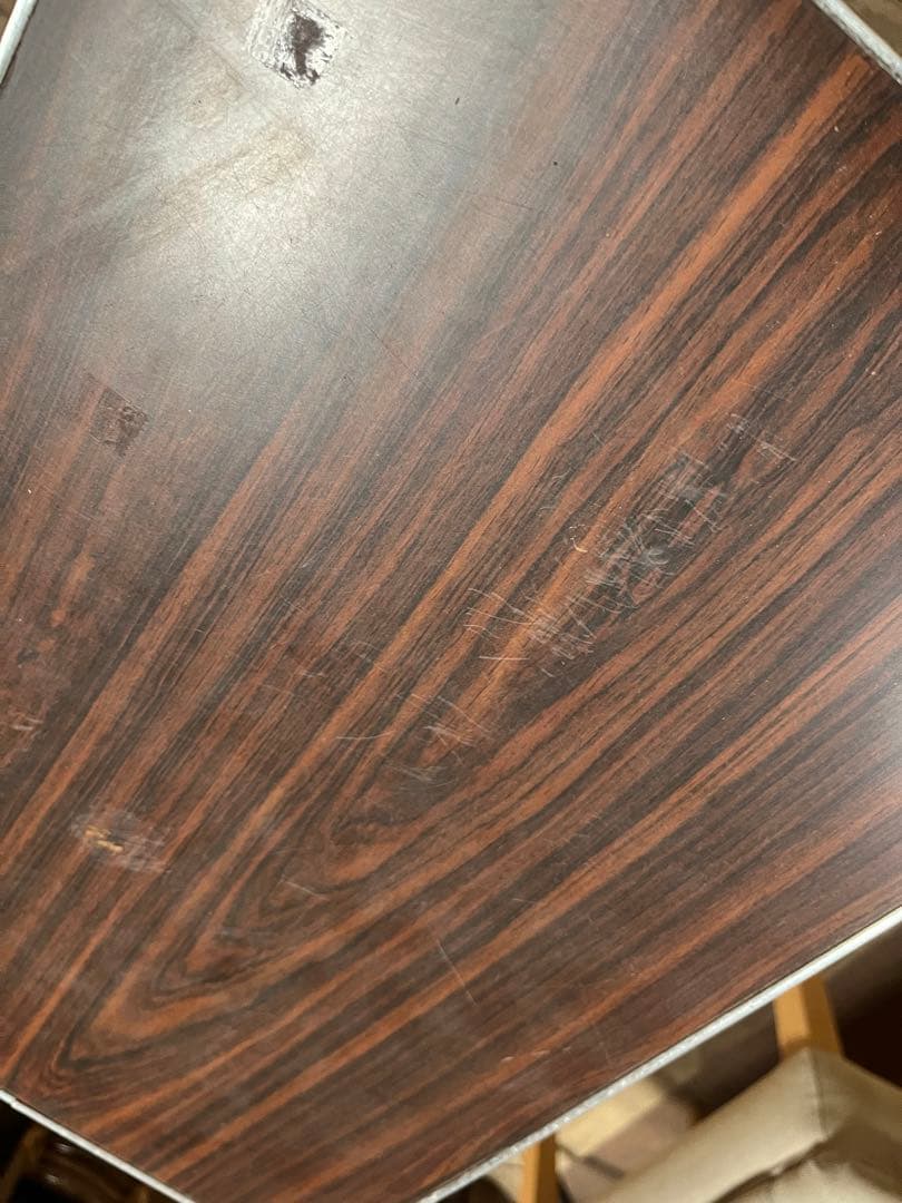 サイドテーブル セット インテリア 昭和レトロ 当時物 アンティーク 鉄脚