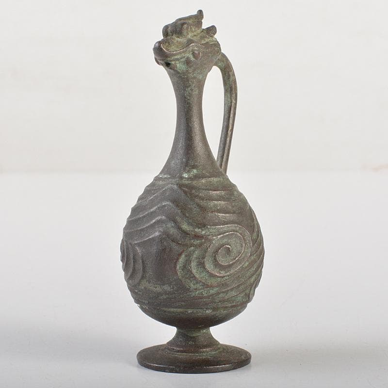 中国　古銅　神獣形　水滴　水注　C　R7212