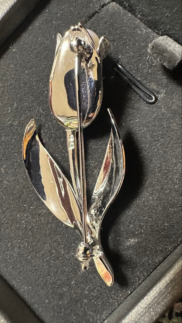 Tasaki 田崎　あこや　本パール　sv925 ブローチ