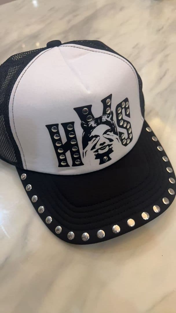 【新品未使用】ヒステリックグラマー　スタッズメッシュキャップ #008