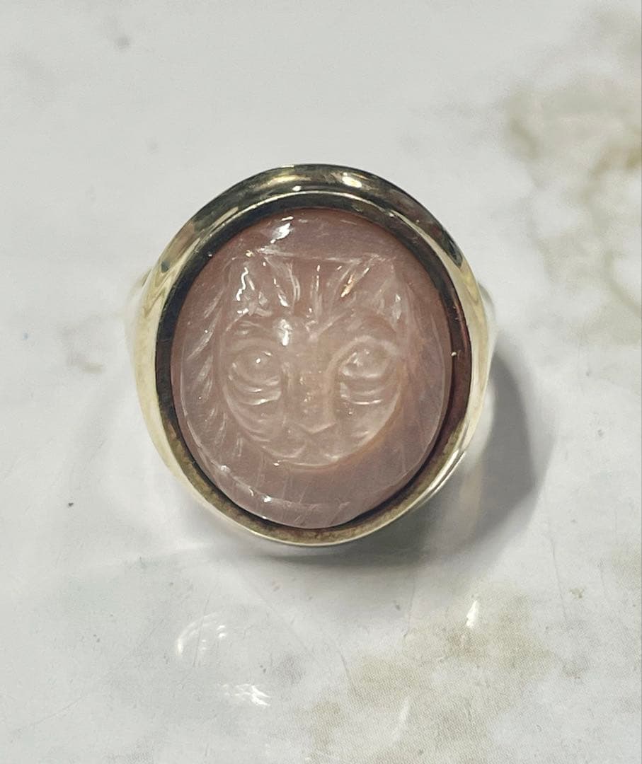 【最終値下げ】nananbijouxxx ナナンビジューキャットカメオリング