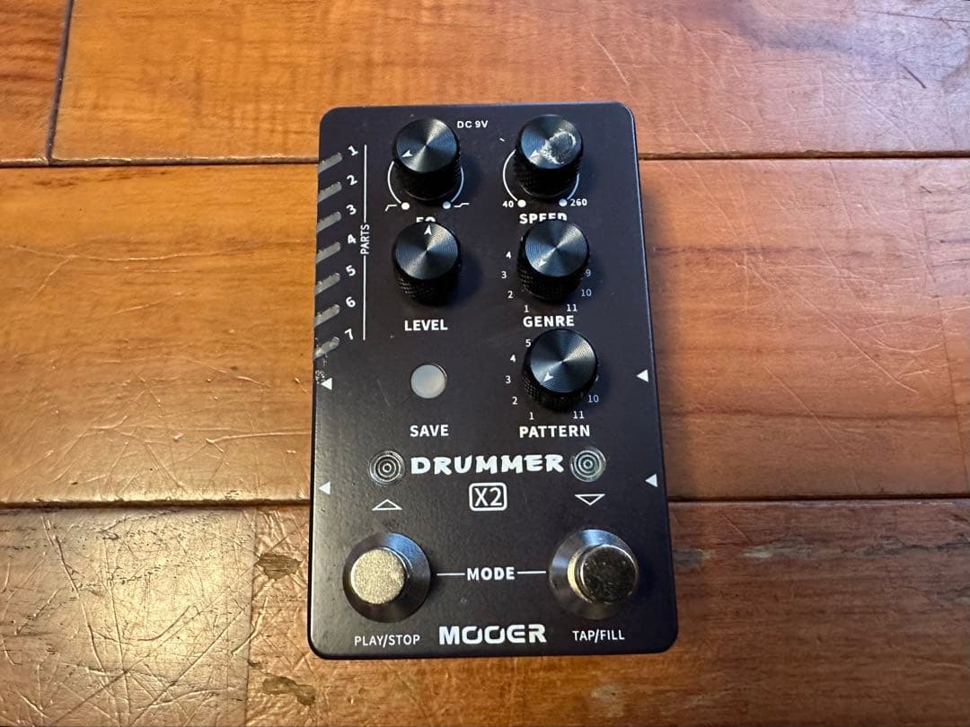 MOOER DRUMMER X2 ドラムマシンペダル