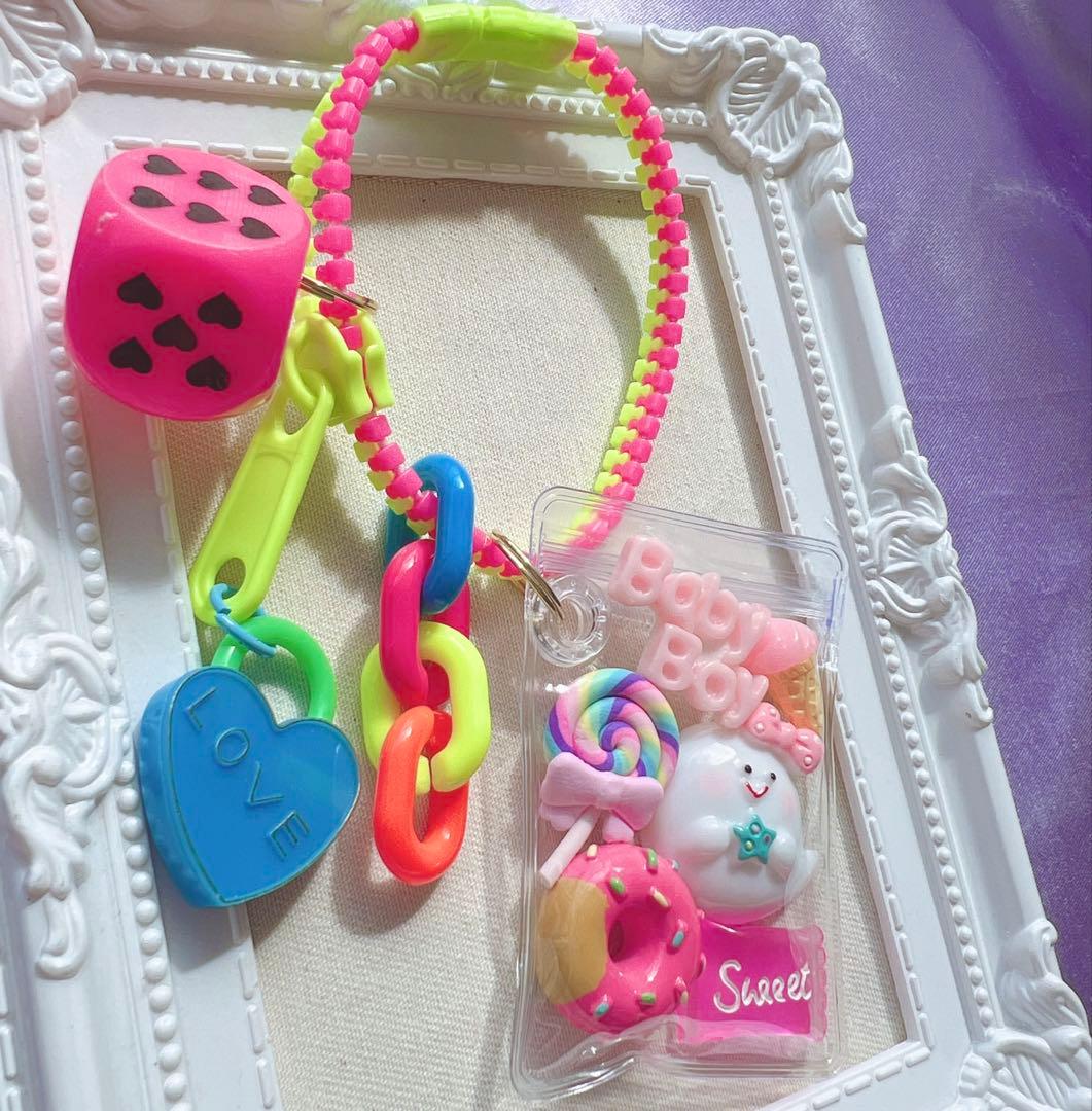 No.250A キャンディバッグ ブレスレット キーホルダー 50個セット