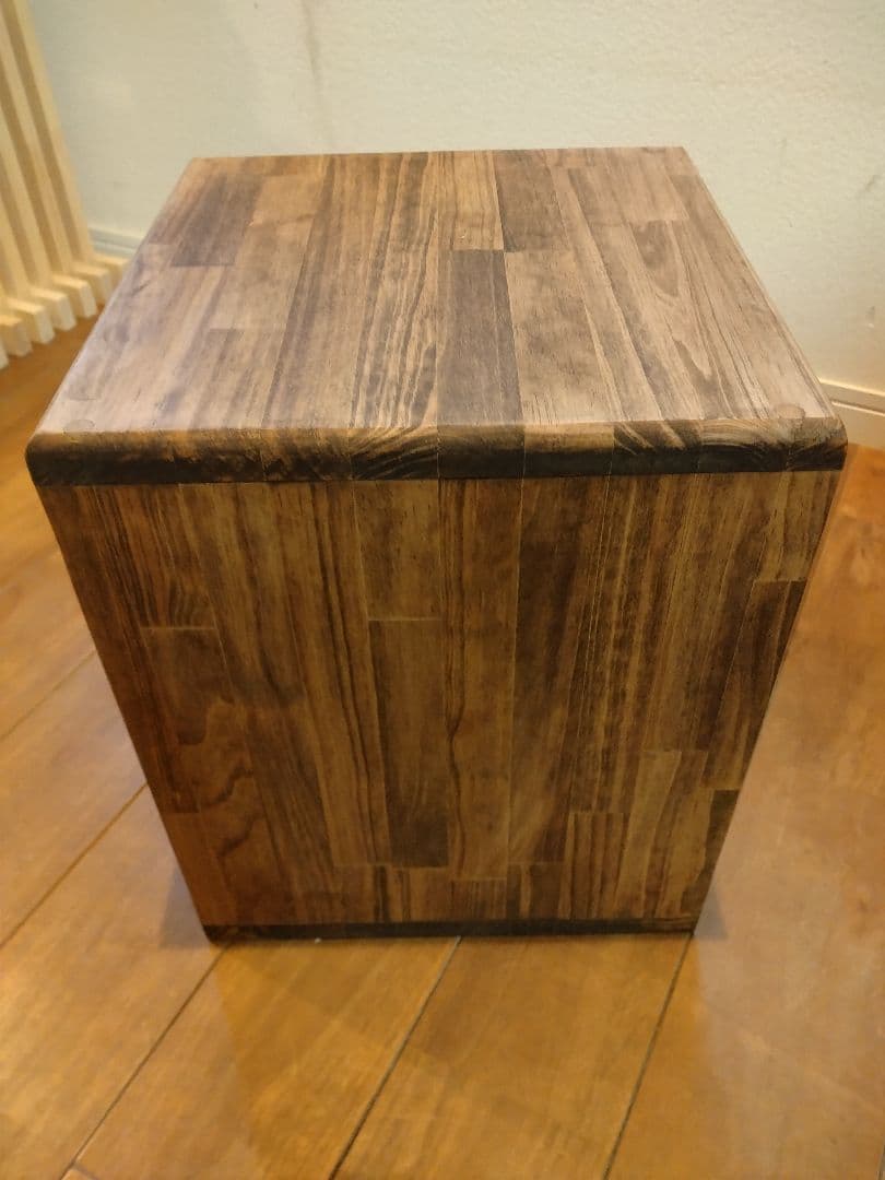 木製　ハンドメイド　オーダー　ロの字型　ワトコオイル　棚　シェルフ　水槽台