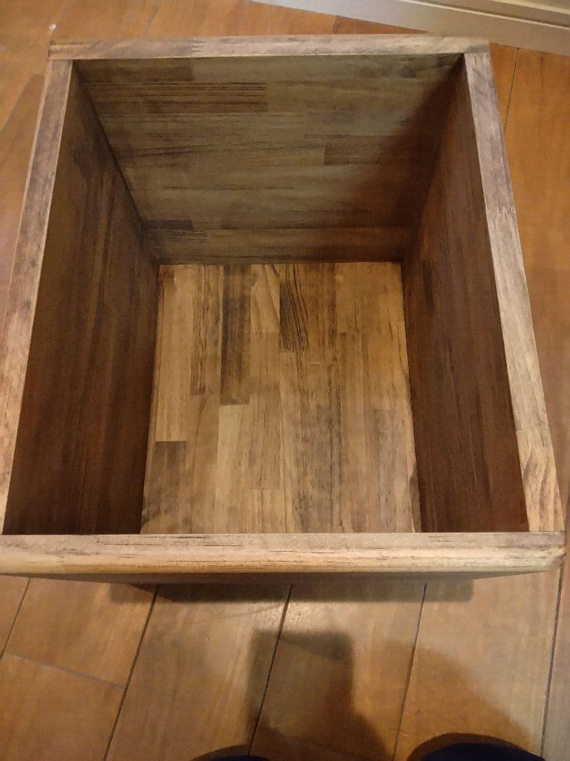 木製　ハンドメイド　オーダー　ロの字型　ワトコオイル　棚　シェルフ　水槽台