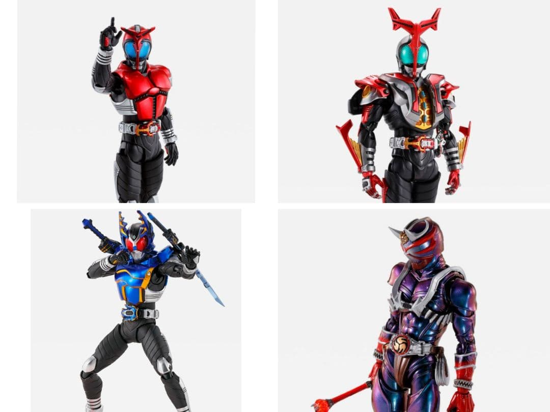 S.H.Figuarts 真骨彫 仮面ライダーカブト、ハイパー、ガタック、響鬼