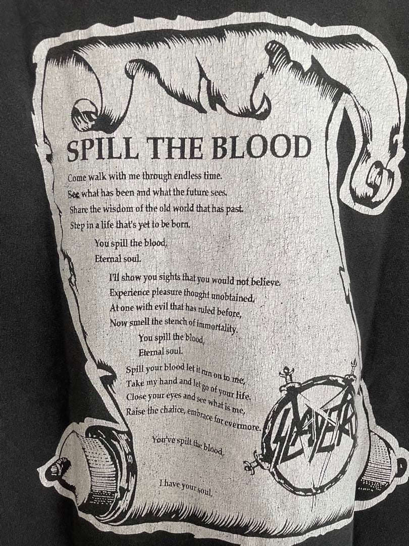 90s SLAYER ツアーTシャツ SPILL THE BLOOD