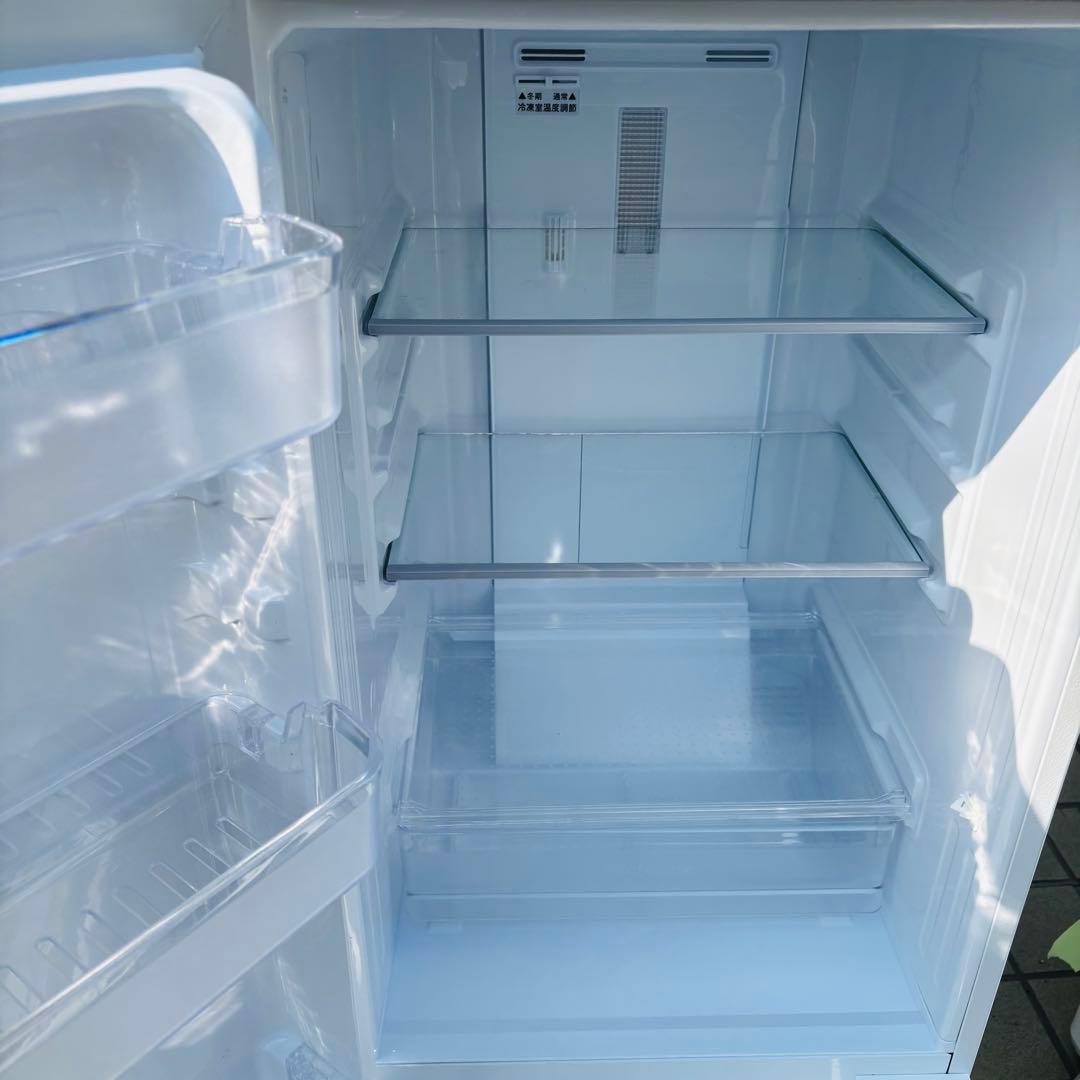 SHARP 167L 冷凍冷蔵庫 SJ-17E6-KW 2018年製