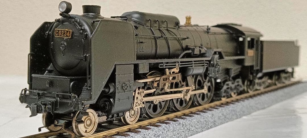 HOゲージ カツミ Ｃ62蒸気機関車、メンテナンス済