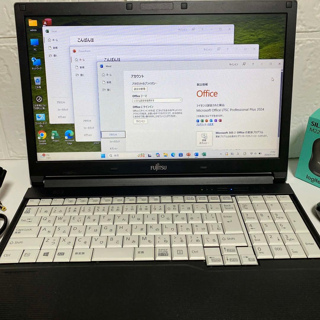 Windows11 オフィス付き　Core i5 SSD メモリ8GB 富士通