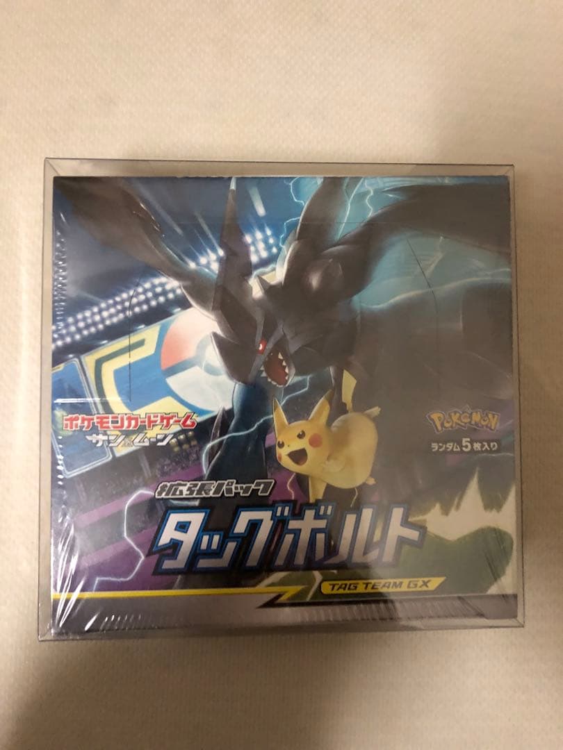 最安値1オーナー品　ポケモンカードゲーム タッグボルト BOX