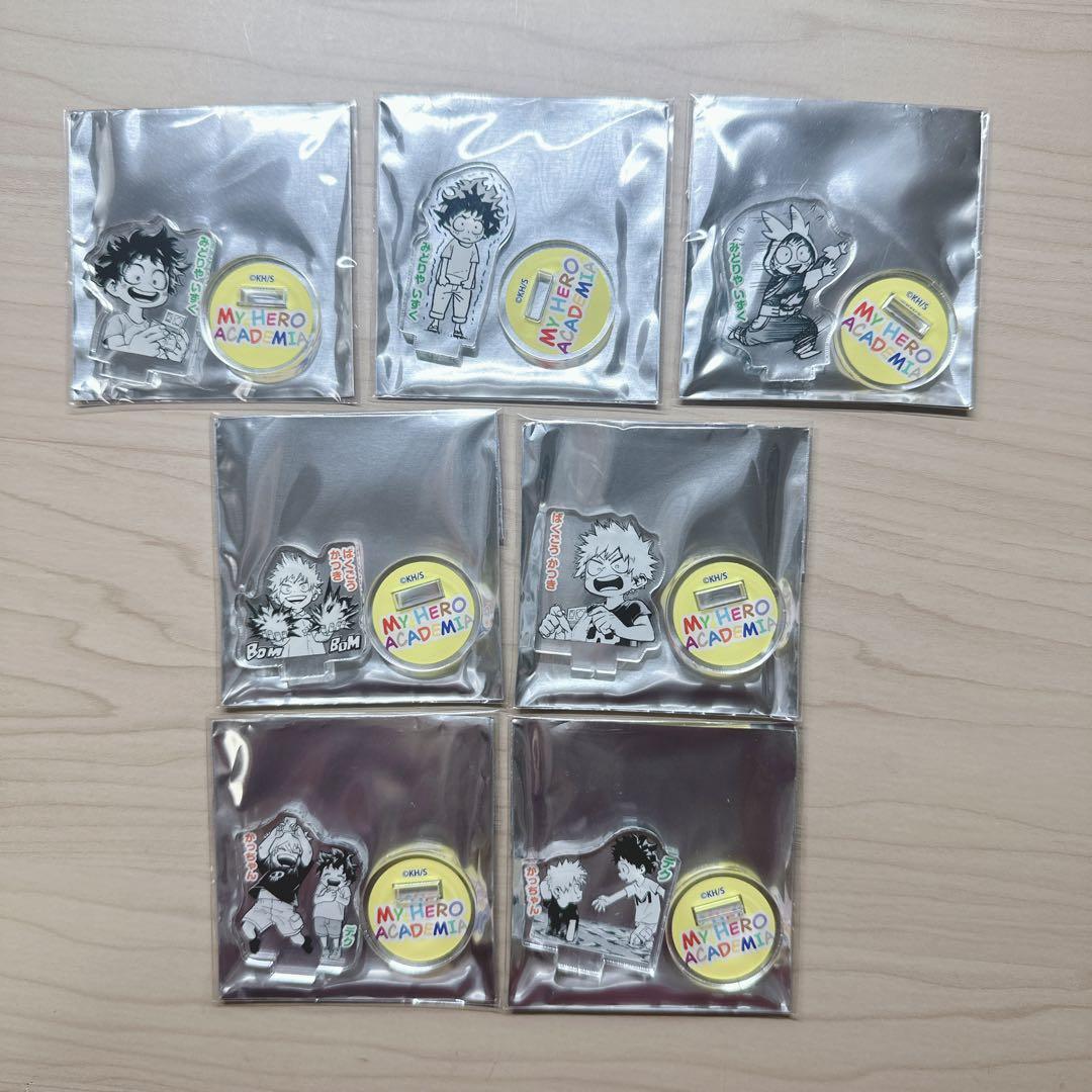 ヒロアカ アクリルminiフィギュア 緑谷出久 爆豪勝己 僕のヒーローアカデミア