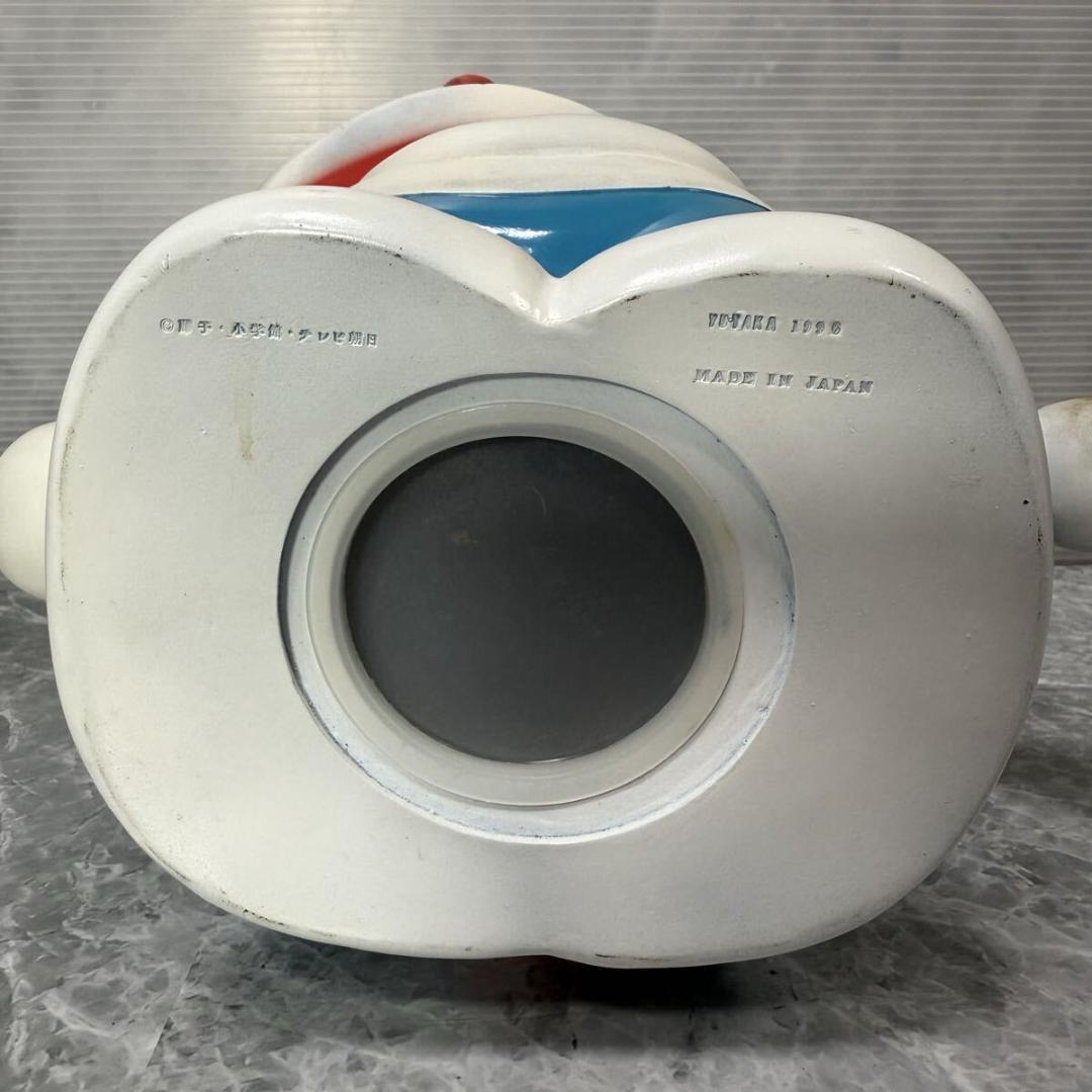 【希少品】ドラえもん 大型 貯金箱 約28cm 底蓋有り ソフビ 当時物 レトロ