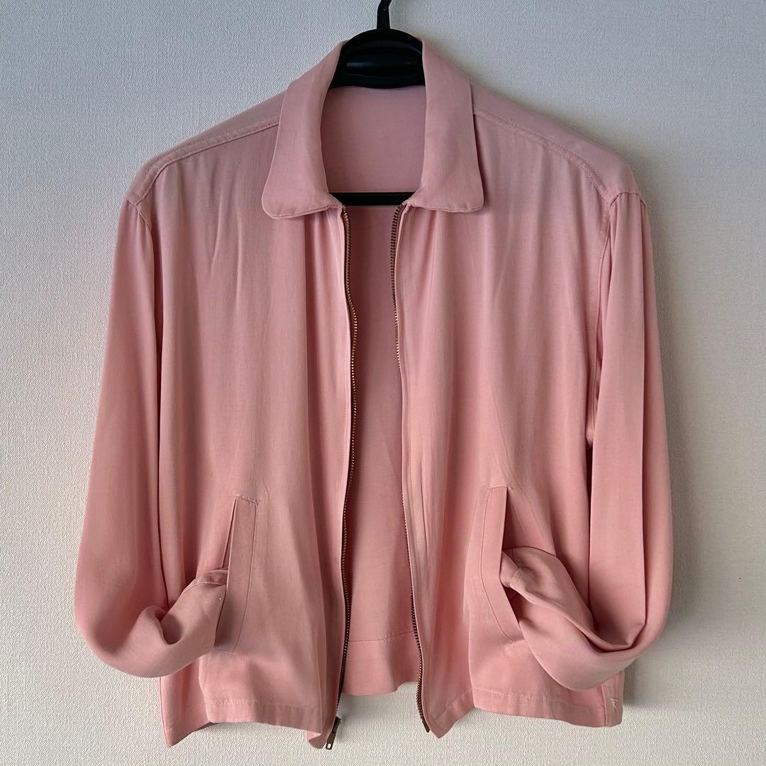 CAMPUS 50's レーヨンギャバジン 奇跡的ヴィンテージ ピンク