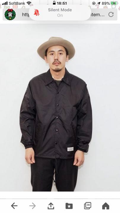 ワコマリア　WACKO MARIA  ボア　コーチジャケット