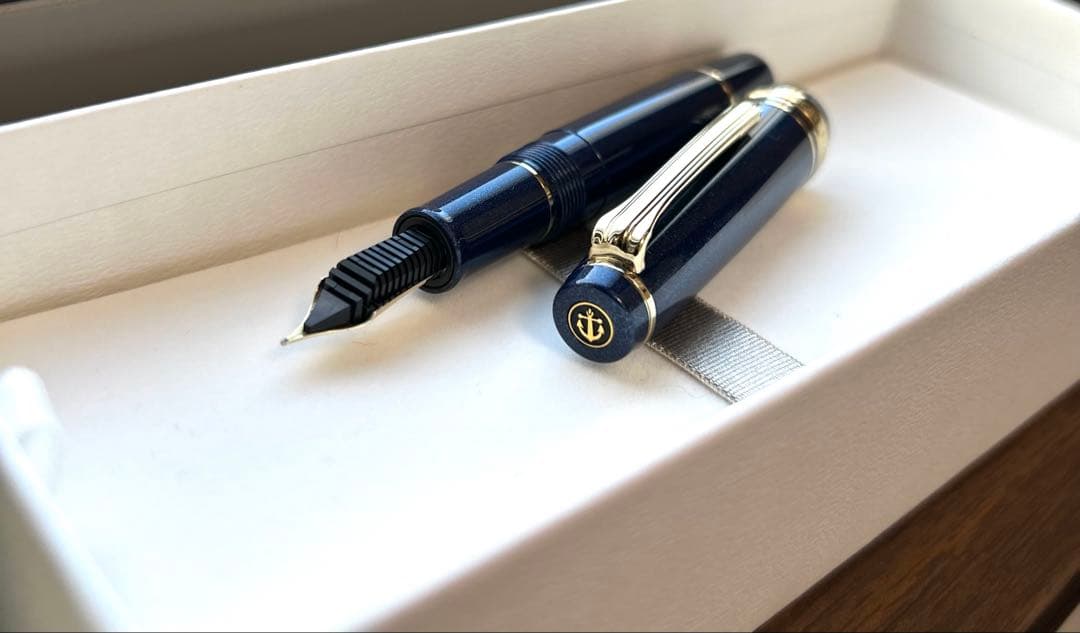 【美品】セーラー プロギアスリム ナイトブルー H-MF 箱付き