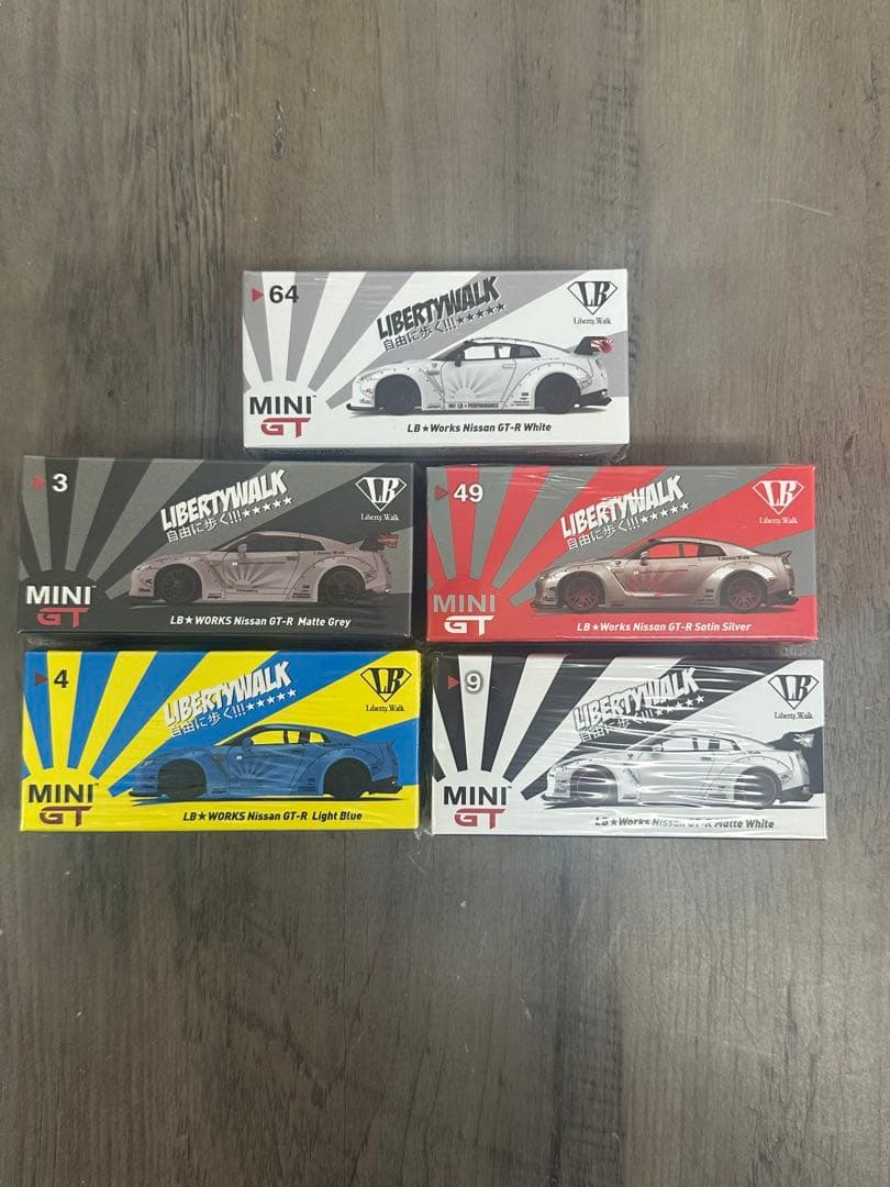 新品未開封！LB★WORKS Nissan GT-R R35 5台セット