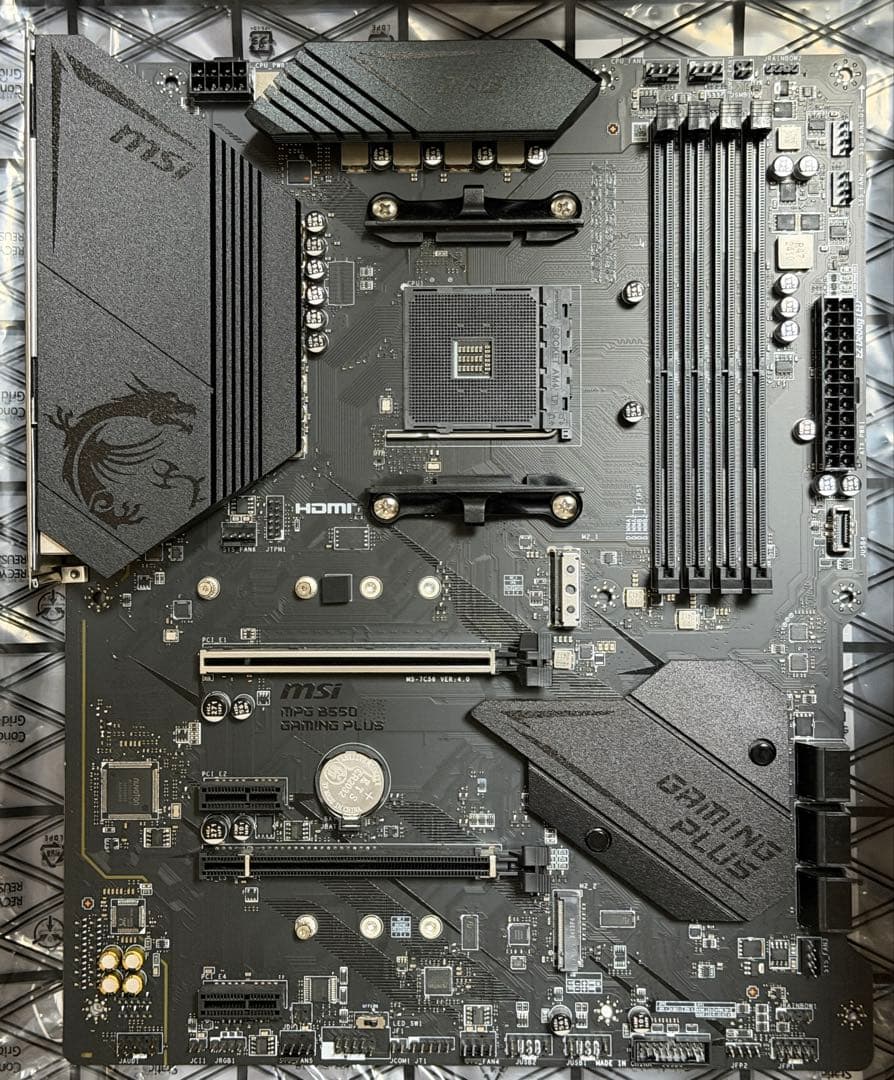 5700X3D+B550+CORSAIR DDR4 32GB+ダミーメモリ