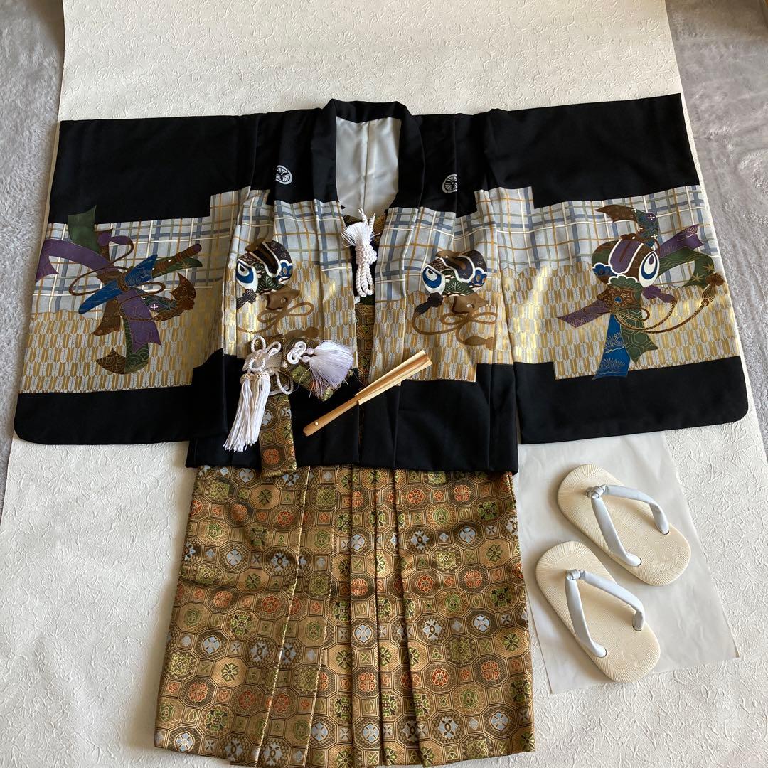 七五三　男の子　10点 羽織　鷹　箱あり