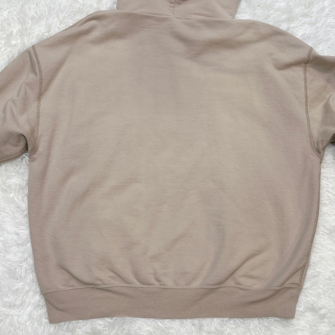 オーラリー AURALEE コットン パーカー ベージュサイズ1 オーバーサイズ