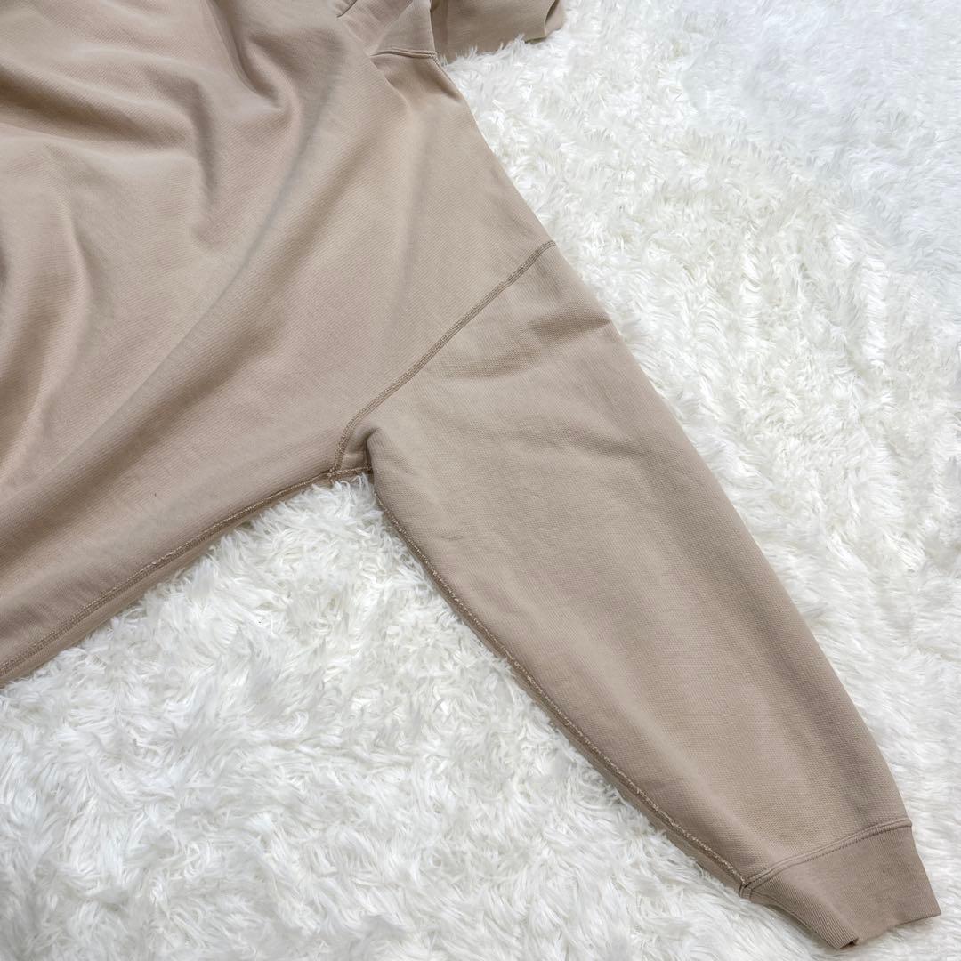 オーラリー AURALEE コットン パーカー ベージュサイズ1 オーバーサイズ