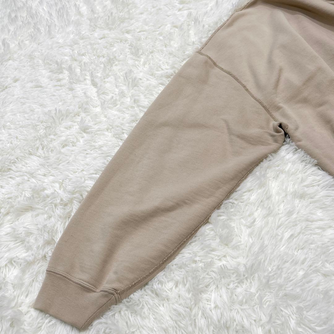 オーラリー AURALEE コットン パーカー ベージュサイズ1 オーバーサイズ