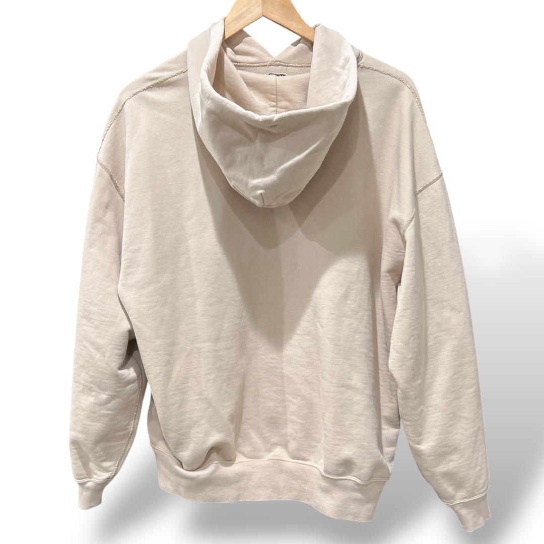オーラリー AURALEE コットン パーカー ベージュサイズ1 オーバーサイズ