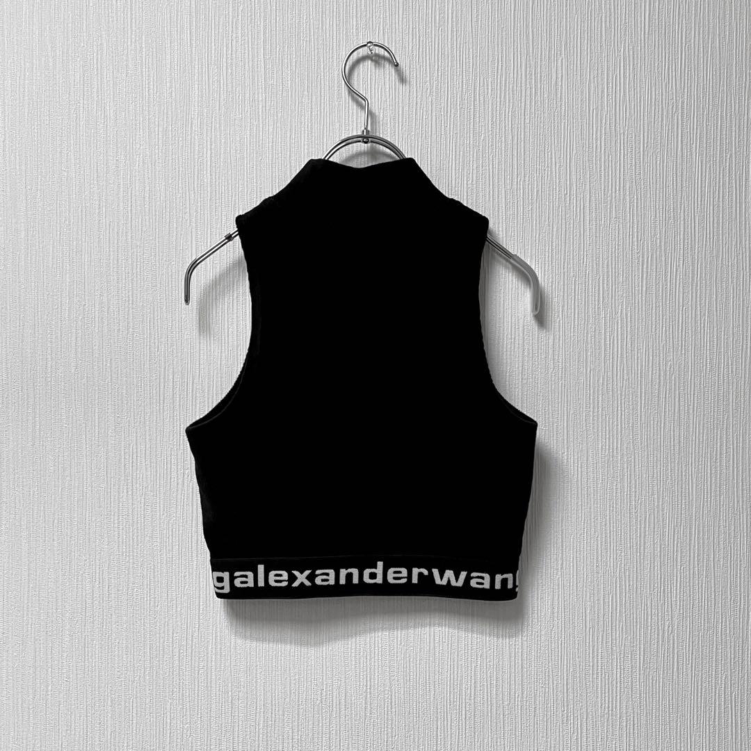 alexanderwang アレキサンダーワン ベロア クロップド タンクトップ