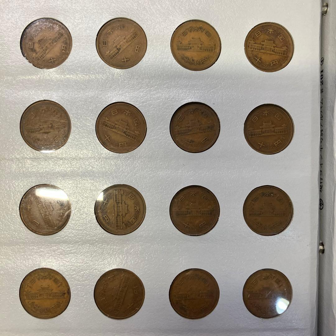 【完全 希少】年号別 貨幣アルバム 1964 銀貨 東京 赤富士 ギザ10 筆五