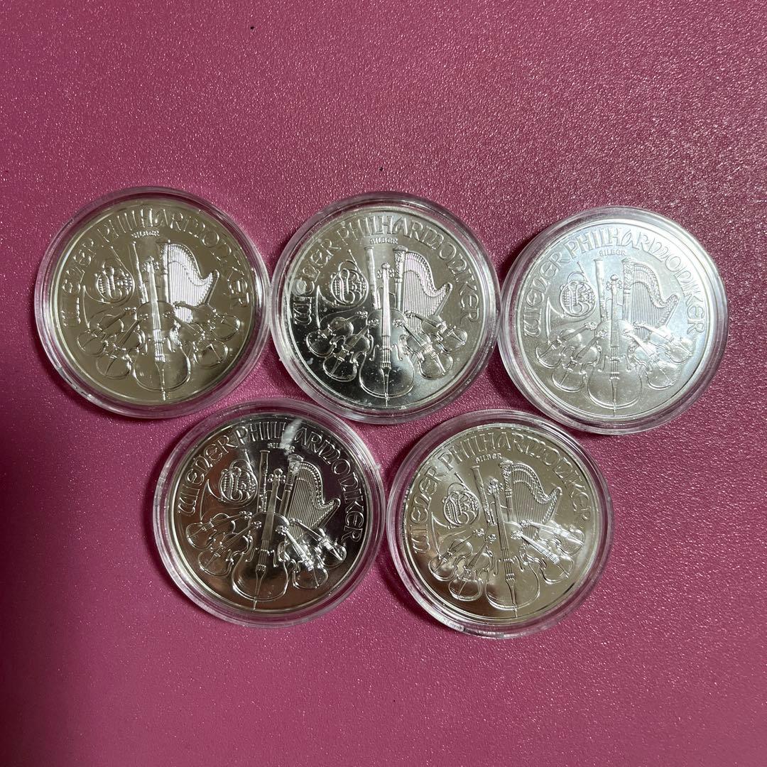 オーストリアウイーン銀貨1オンス2021【クリアケース付き】1枚【新品未使用】