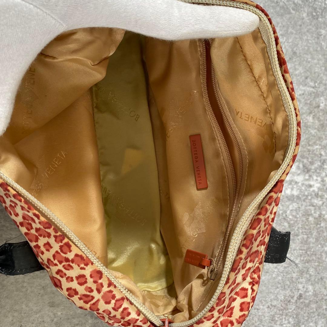 BOTTEGA ボッテガヴェネタ　ハンドバッグ　ミニトート　レオパード　ピンク