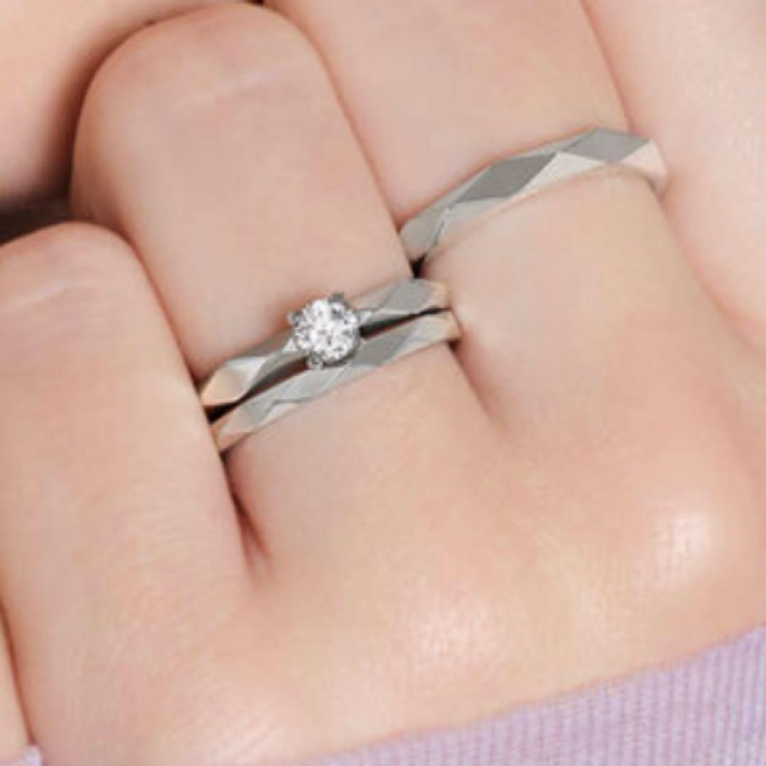 BOUCHERON ファセットソリテールリング#52 プラチナ