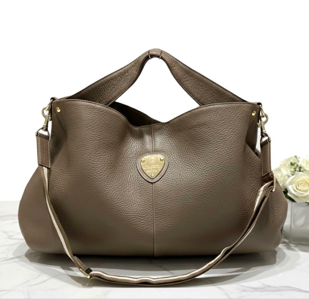 アタオ エルヴィプラス 2wayレザー バッグ A4可 ショルダーバッグ